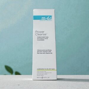 M-61 Power Cleanse- 250 ml./ 8.4 oz -Pore- Purifying Glycolic Face Cleanser NIB